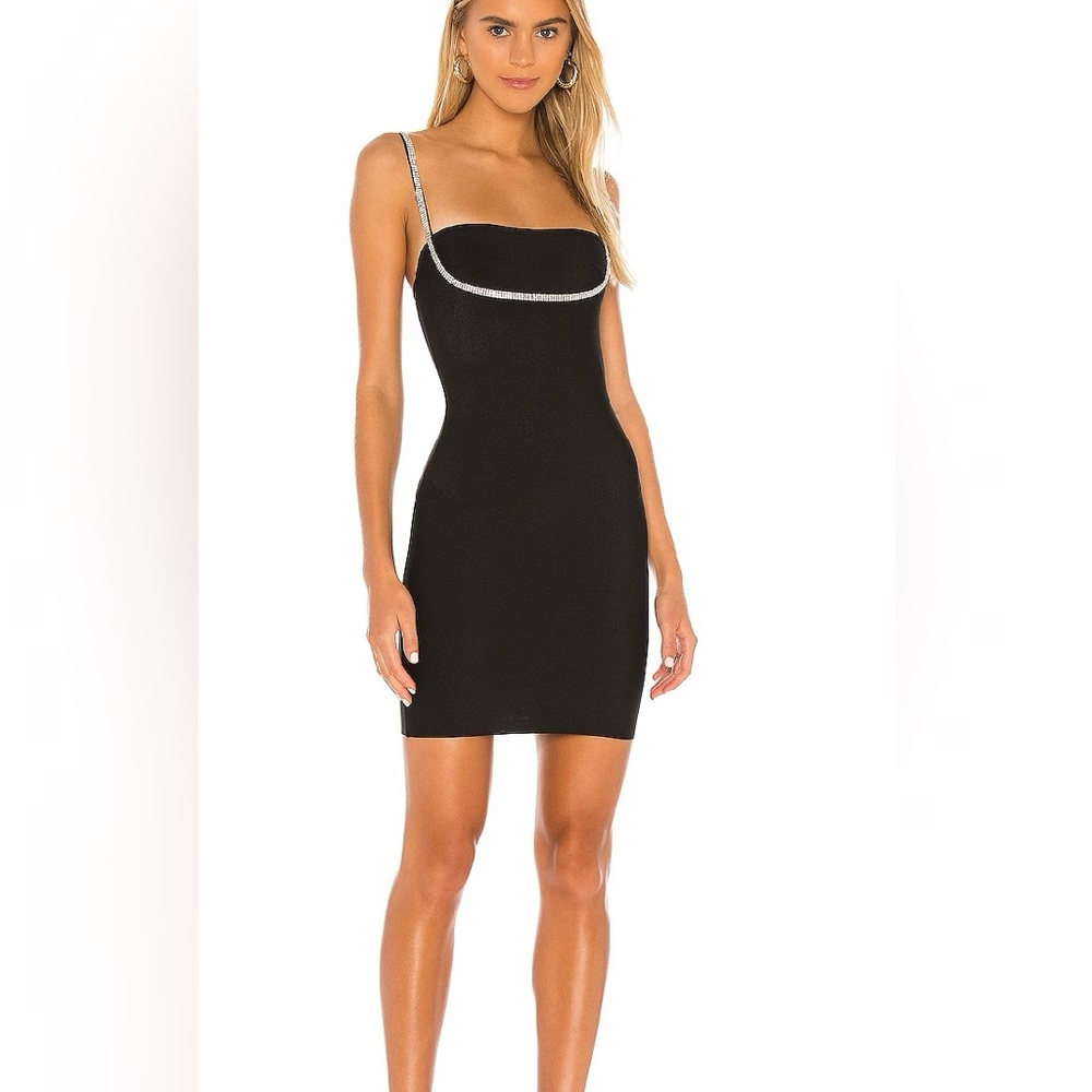 New Black Mini Dress Pollie Superdown